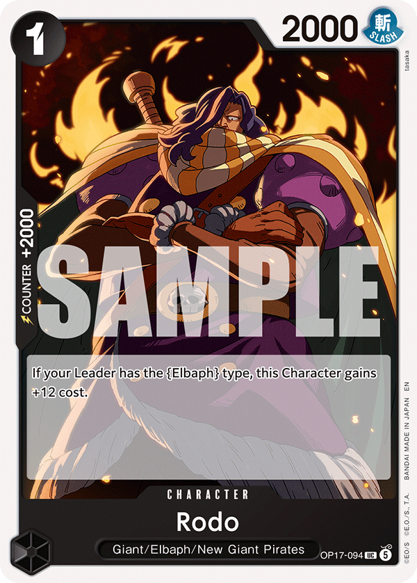 Rodo - onepiece TCG Card
