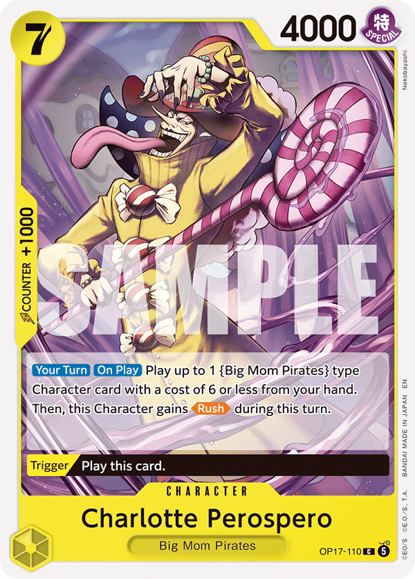 Charlotte Perospero - onepiece TCG Card
