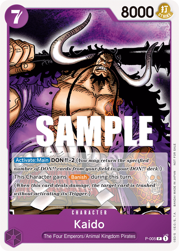 Kaido - onepiece TCG Card