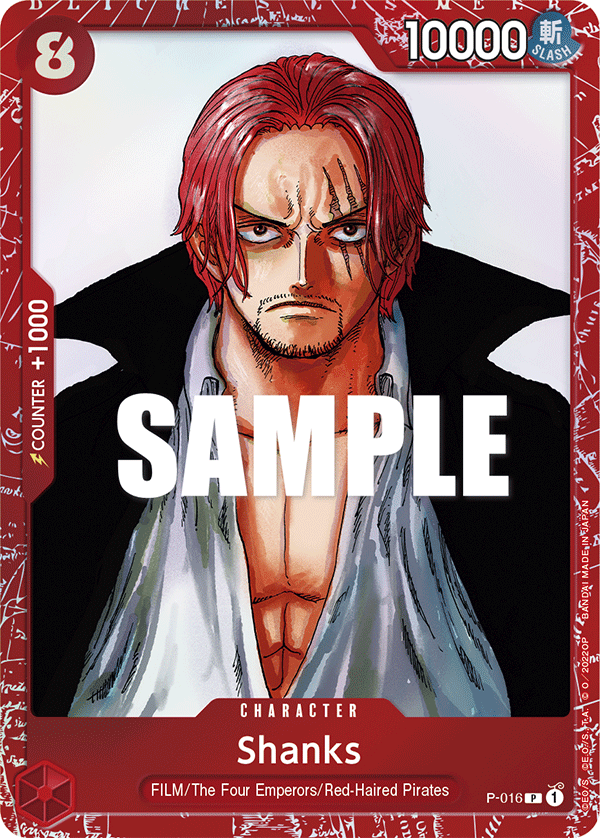 Shanks - onepiece TCG Card
