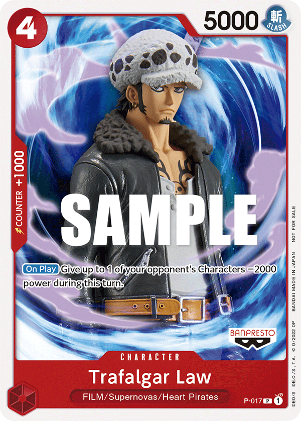 Trafalgar Law - onepiece TCG Card