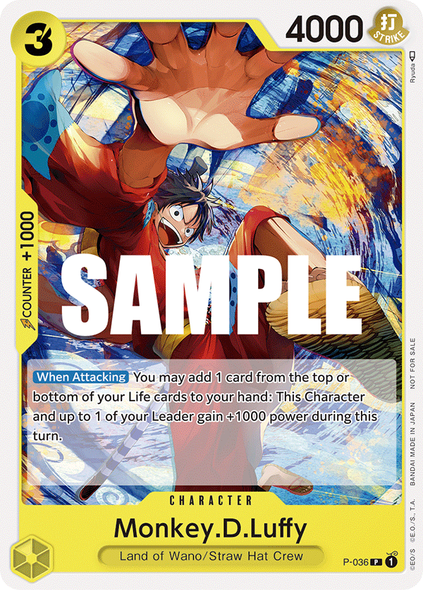 Monkey.D.Luffy - onepiece TCG Card