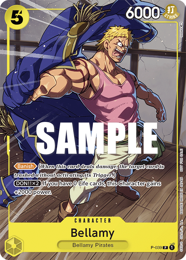 Bellamy - onepiece TCG Card