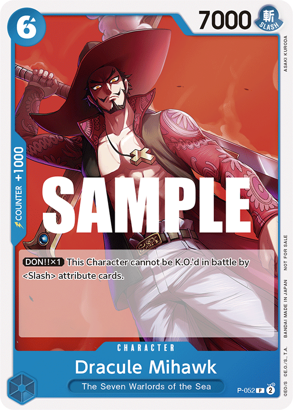 Dracule Mihawk - onepiece TCG Card