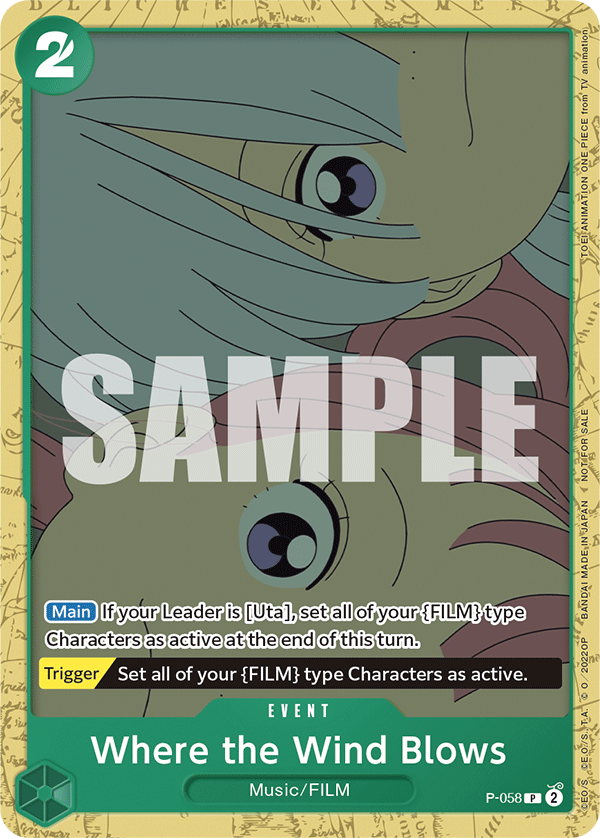 Where the Wind Blows - onepiece TCG Card