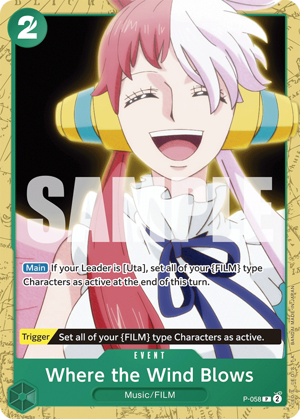 Where the Wind Blows - onepiece TCG Card