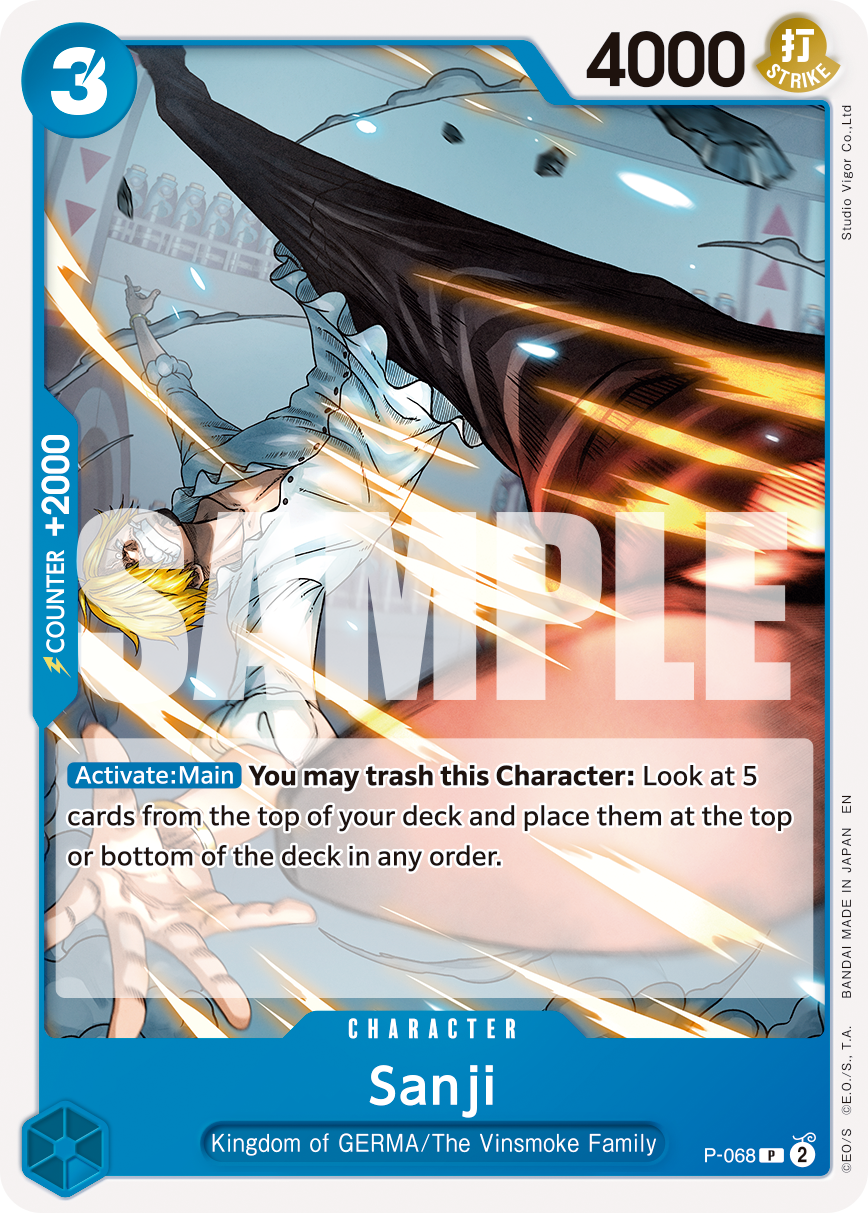 Sanji - onepiece TCG Card