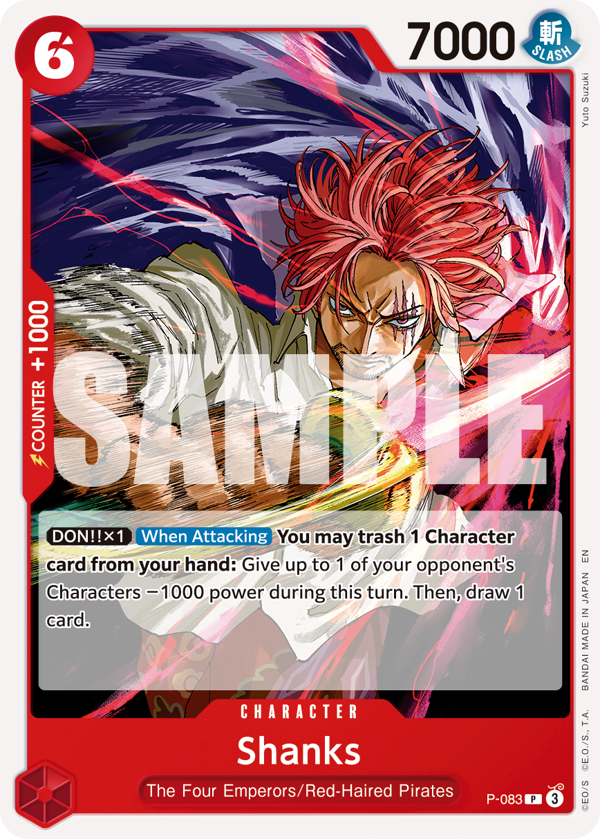 Shanks - onepiece TCG Card