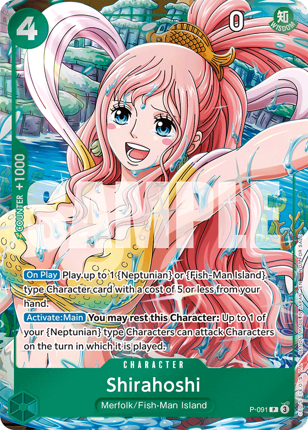Shirahoshi - onepiece TCG Card