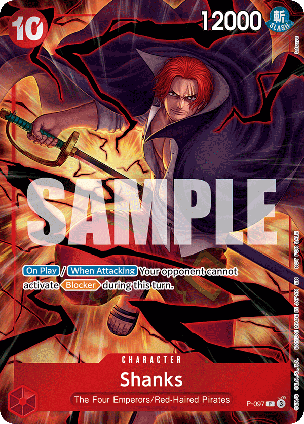 Shanks - onepiece TCG Card