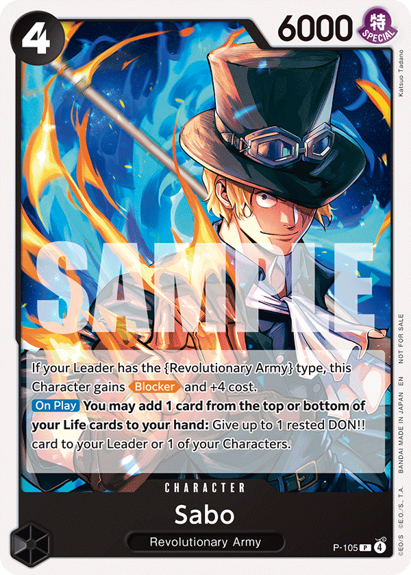 Sabo - onepiece TCG Card