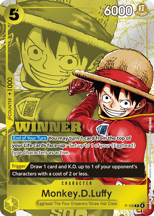 Monkey.D.Luffy - onepiece TCG Card