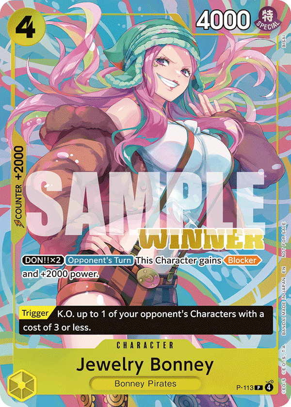Jewelry Bonney - onepiece TCG Card