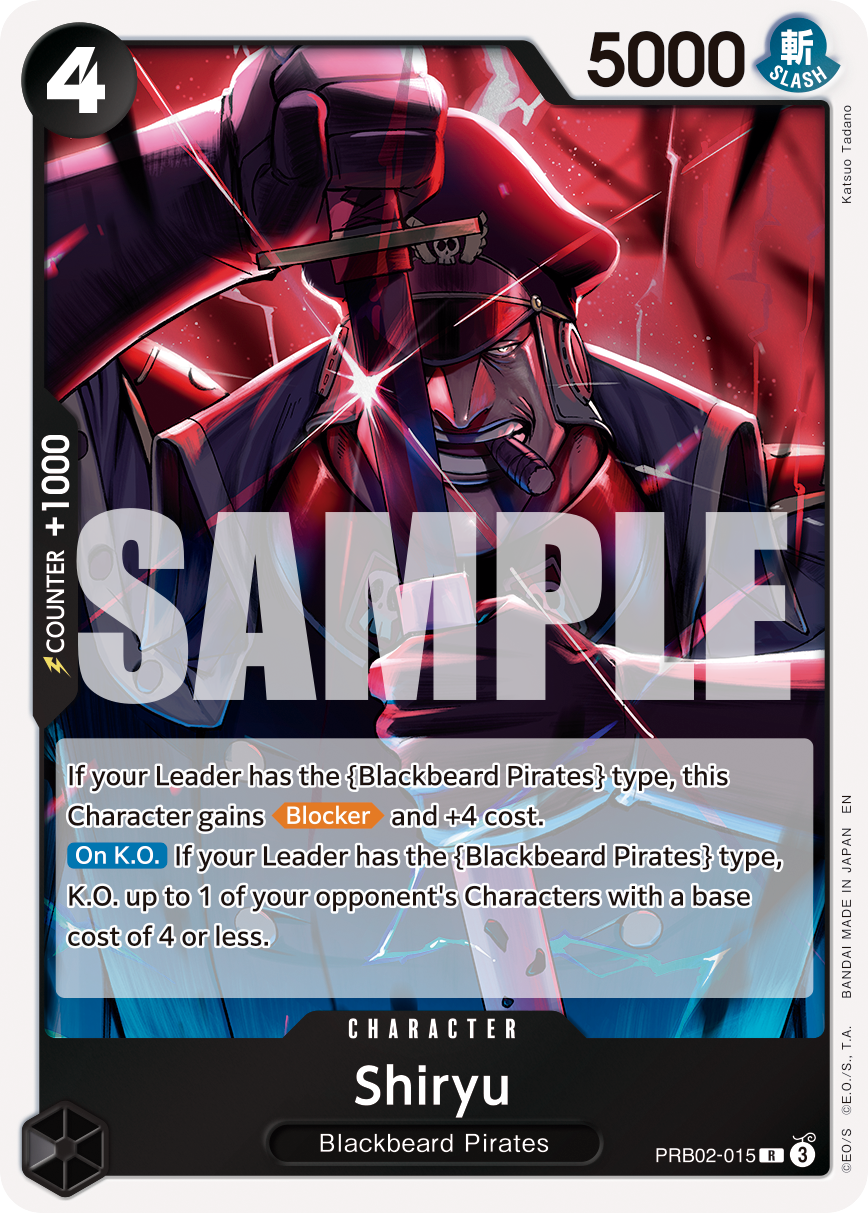 Shiryu - onepiece TCG Card