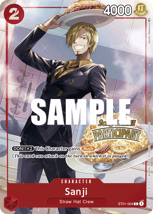 Sanji - onepiece TCG Card