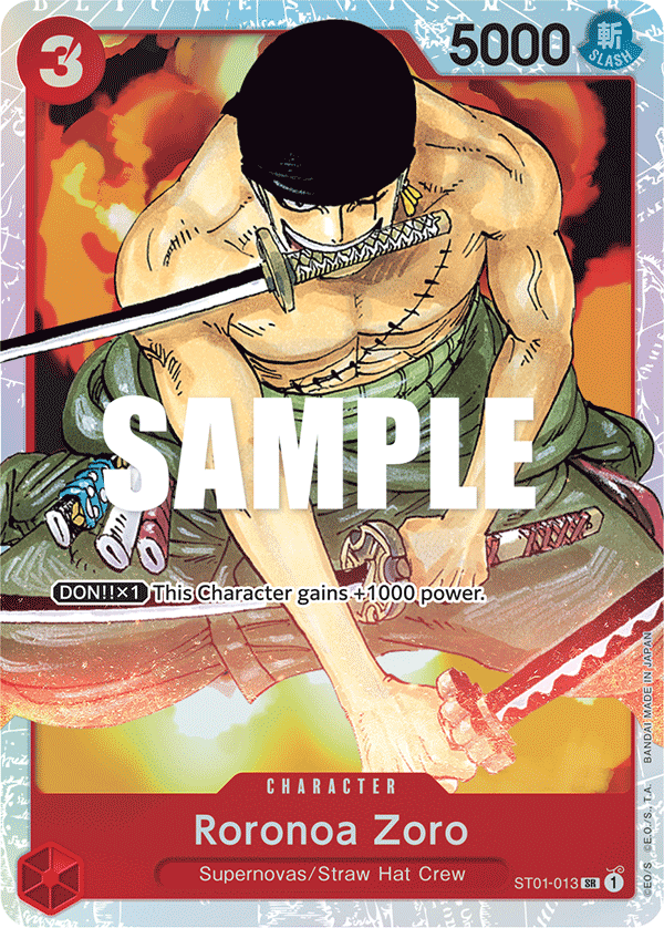 Roronoa Zoro - onepiece TCG Card