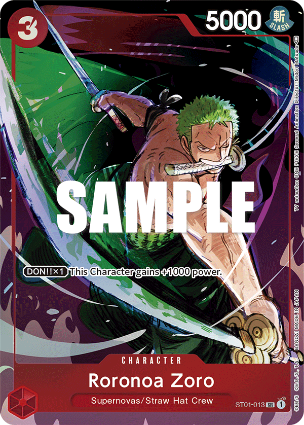 Roronoa Zoro - onepiece TCG Card