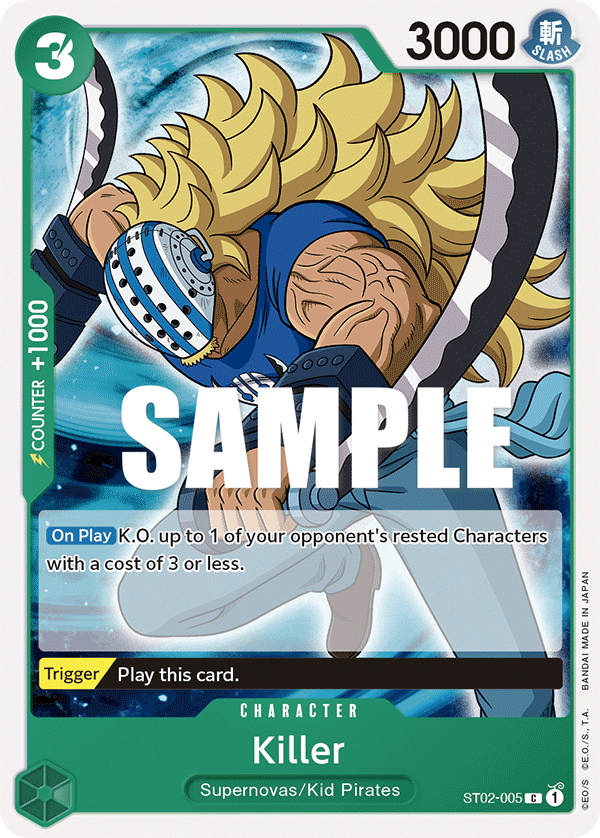 Killer - onepiece TCG Card