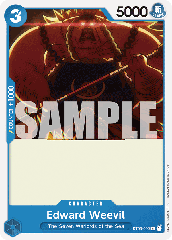 Edward Weevil - onepiece TCG Card
