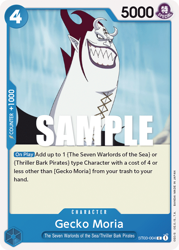 Gecko Moria - onepiece TCG Card