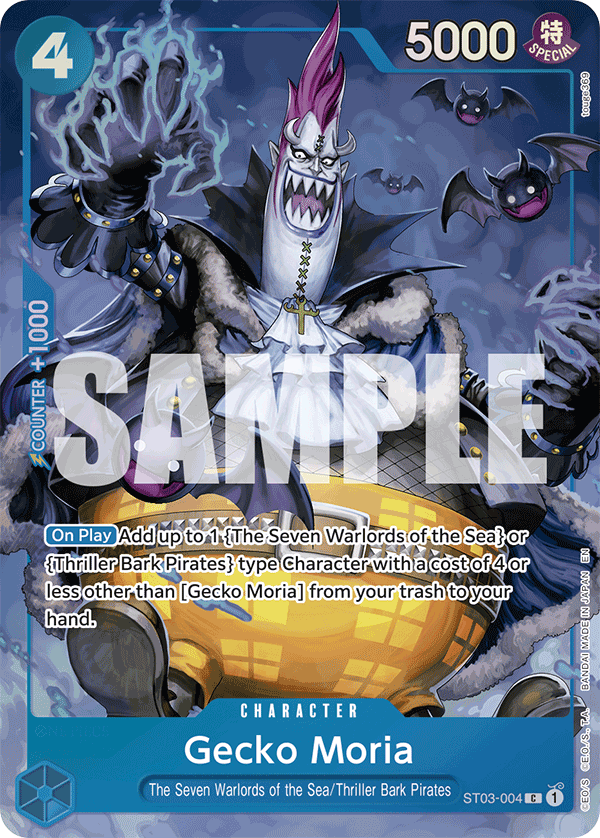 Gecko Moria - onepiece TCG Card