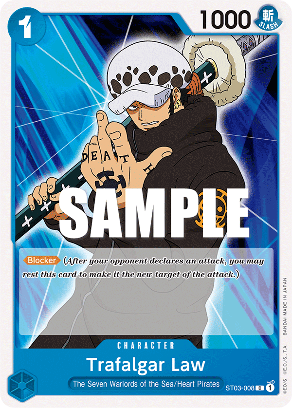 Trafalgar Law - onepiece TCG Card