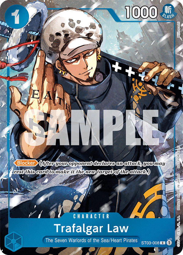 Trafalgar Law - onepiece TCG Card