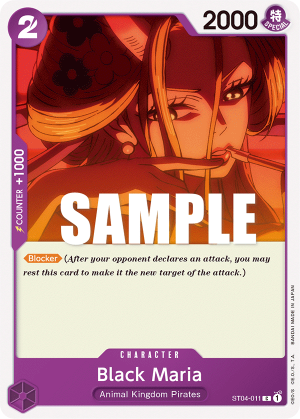 Black Maria - onepiece TCG Card