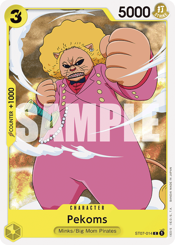 Pekoms - onepiece TCG Card