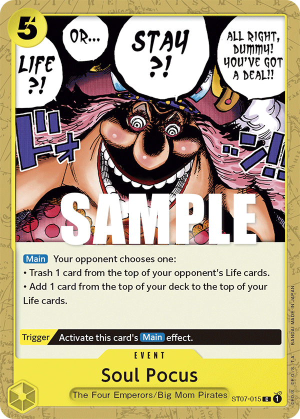 Soul Pocus - onepiece TCG Card