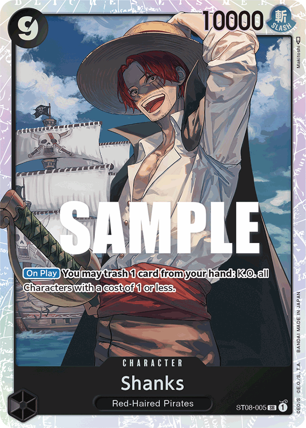 Shanks - onepiece TCG Card