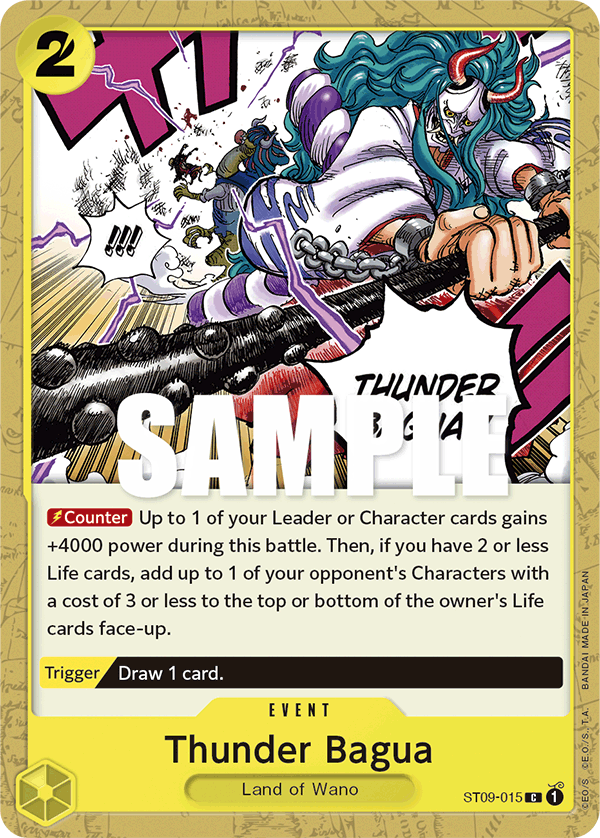 Thunder Bagua - onepiece TCG Card