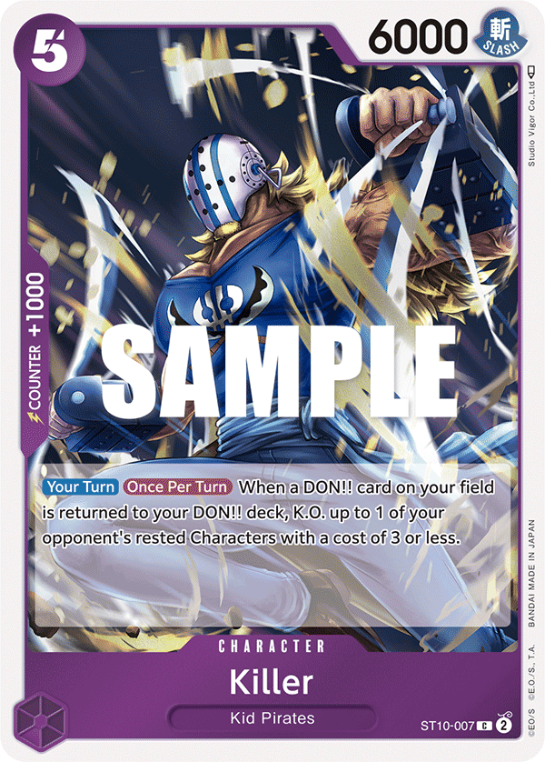 Killer - onepiece TCG Card