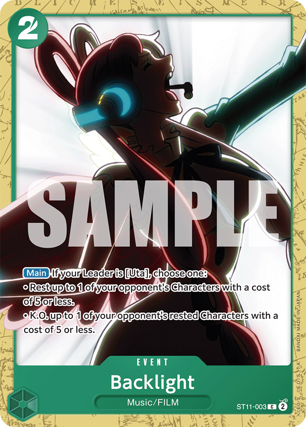 Backlight - onepiece TCG Card