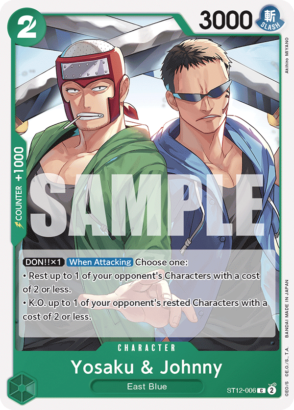 Yosaku &amp; Johnny - onepiece TCG Card