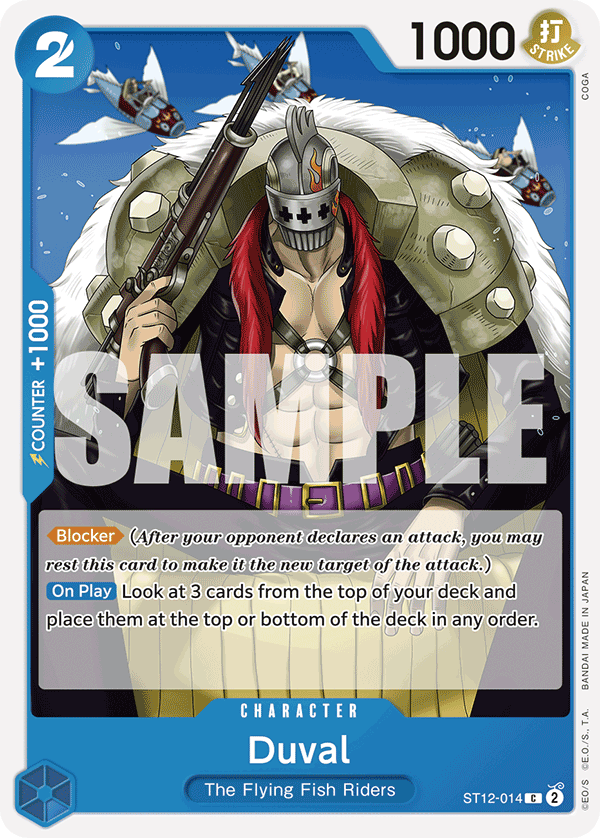 Duval - onepiece TCG Card