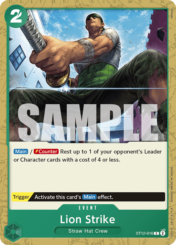 Lion Strike - onepiece TCG Card