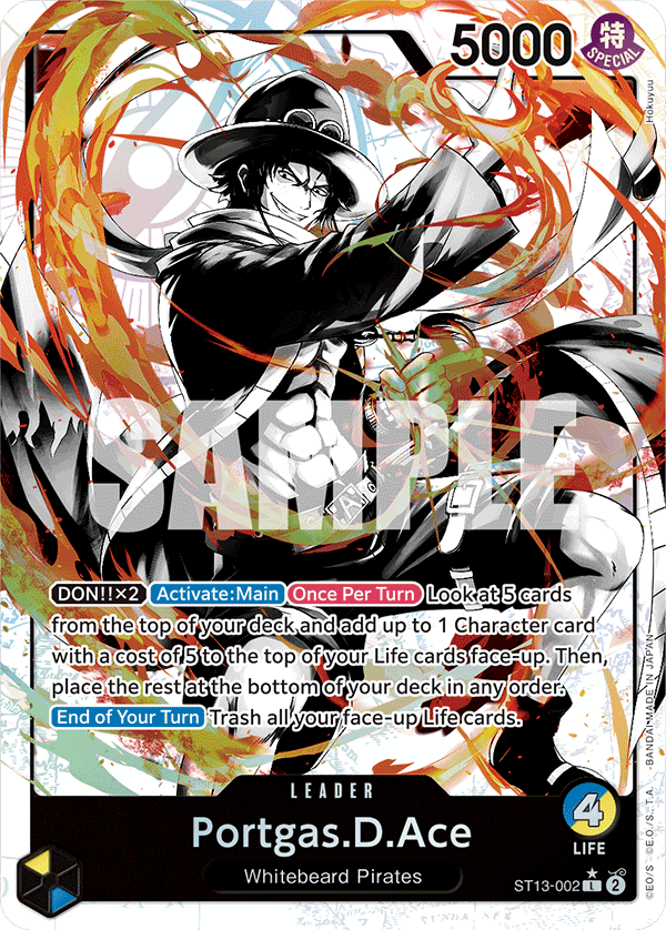 Portgas.D.Ace - onepiece TCG Card