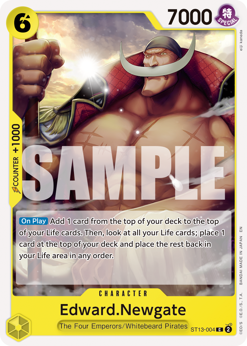 Edward.Newgate - onepiece TCG Card