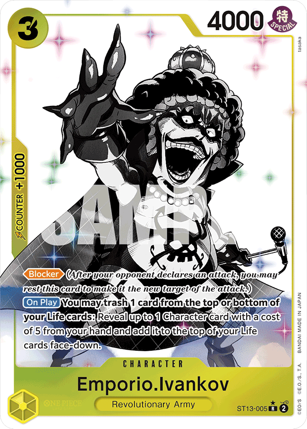 Emporio.Ivankov - onepiece TCG Card