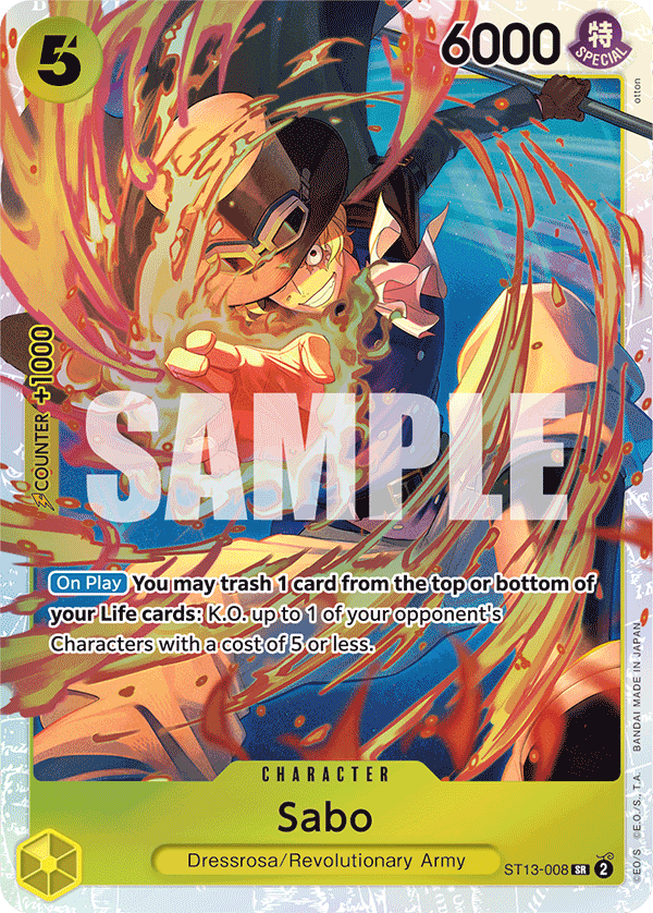 Sabo - onepiece TCG Card