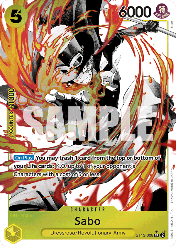 Sabo - onepiece TCG Card