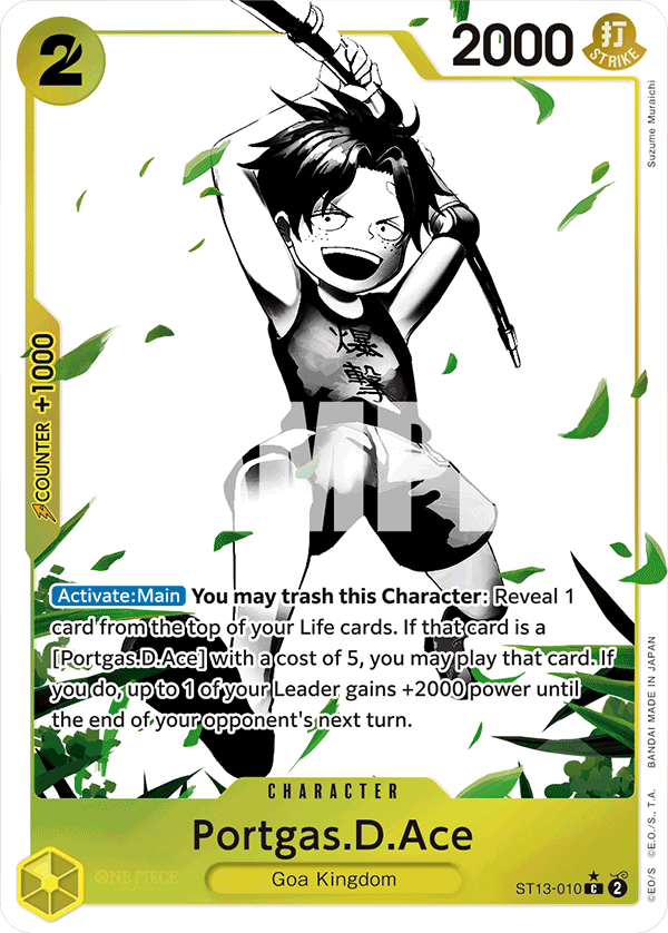 Portgas.D.Ace - onepiece TCG Card