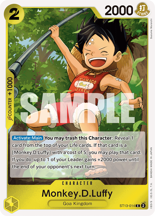 Monkey.D.Luffy - onepiece TCG Card
