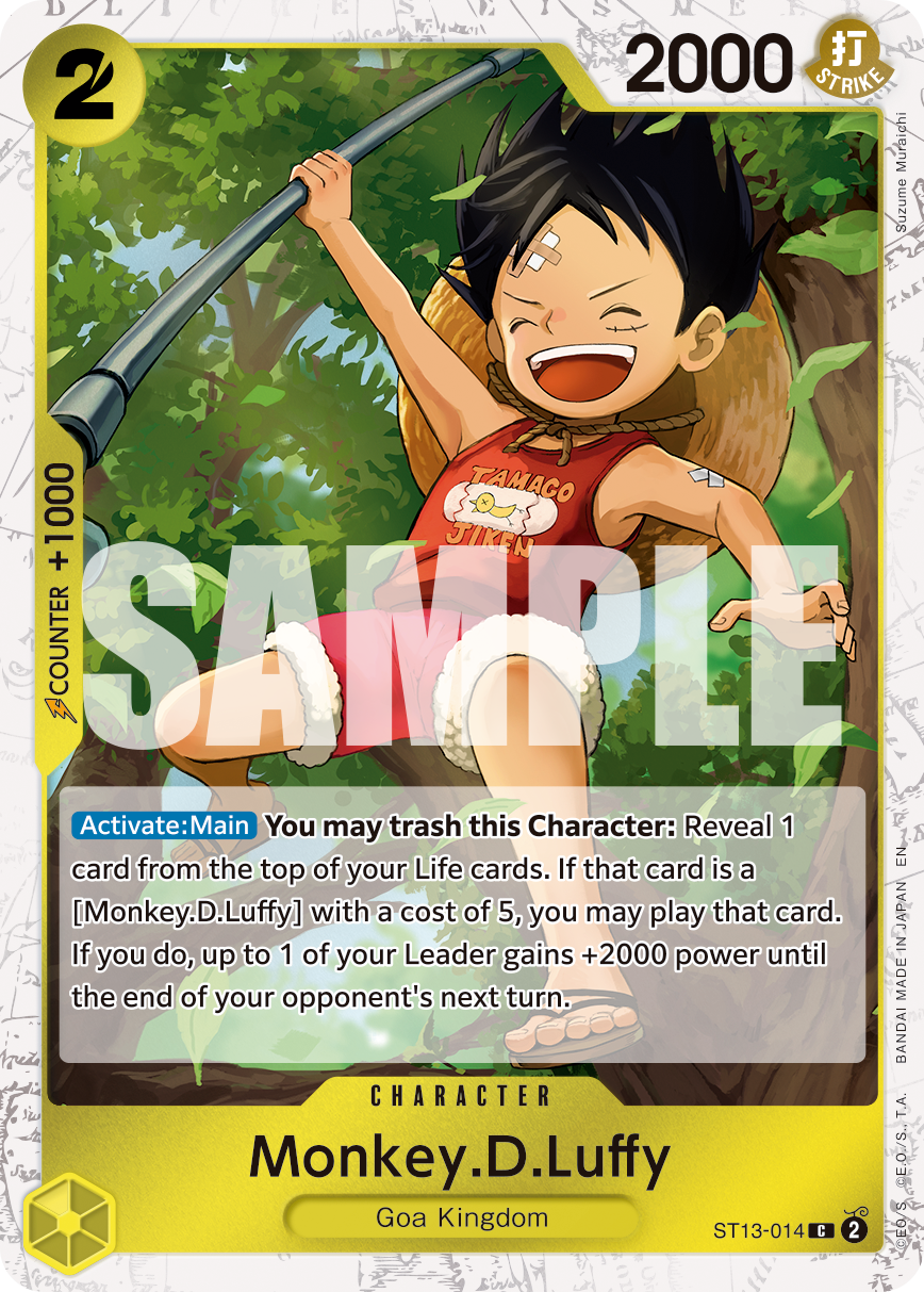 Monkey.D.Luffy - onepiece TCG Card