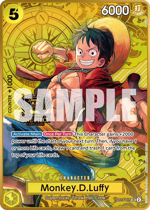 Monkey.D.Luffy - onepiece TCG Card