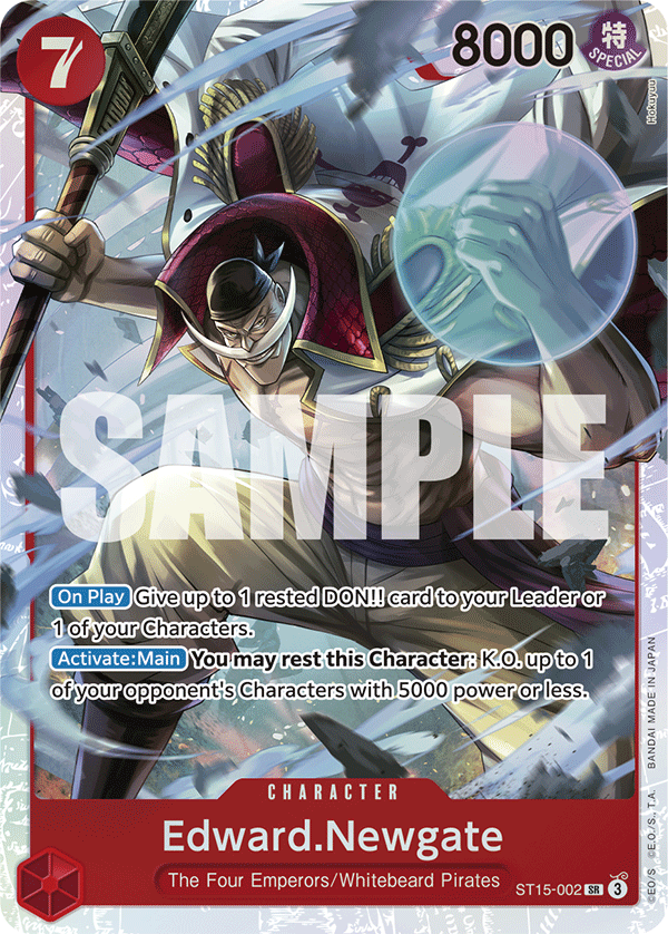 Edward.Newgate - onepiece TCG Card