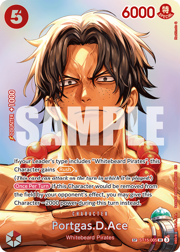Portgas.D.Ace - onepiece TCG Card