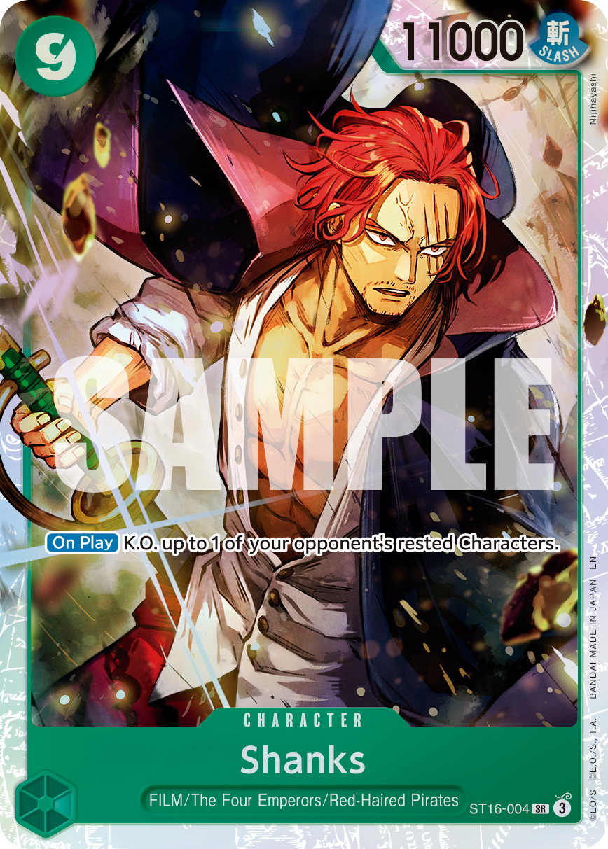 Shanks - onepiece TCG Card
