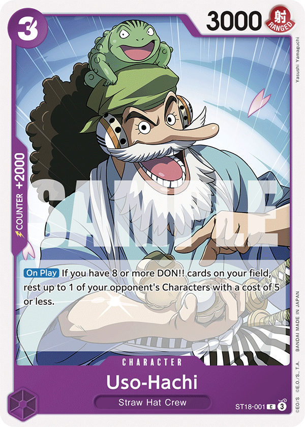Uso-Hachi - onepiece TCG Card